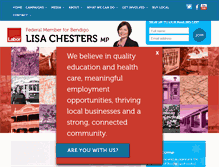 Tablet Screenshot of lisachesters.org